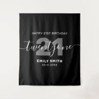 Modern Elegant 21st Birthday
