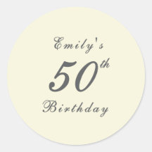 Modern Elegant 50th Birthday Party