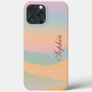 Modern elegant  abstract landscape mountains  iPhone 13 pro max case