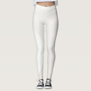 Modern Elegant Beige Brown White Pastel Colours Leggings