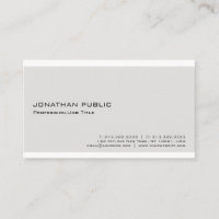 Modern Elegant Beige White Professional Minimalist