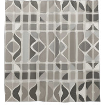 Modern Elegant Black and White Geometric Patterned
