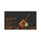 Modern Elegant Black Music Guitar Business  Card
