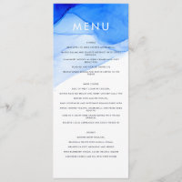modern elegant blue and white wedding