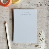 Modern Elegant Blue Custom Post-it Notes