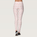 Modern Elegant Blush Pink And White Colours Leggings<br><div class="desc">Modern Elegant Blush Pink And White Colours Template Trendy Leggings.</div>