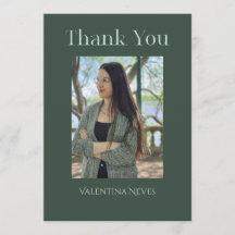 Modern elegant bold typescript dark green grad