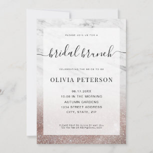 Modern Elegant Bridal Shower Invitation