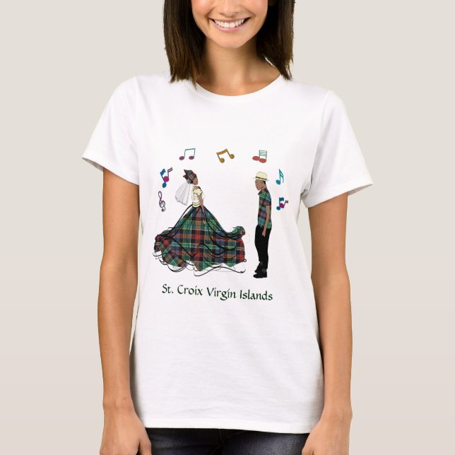 Modern Elegant Bride Groom Wedding T-Shirt (Front)