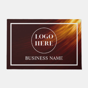 Modern Elegant Business Logo Doormat