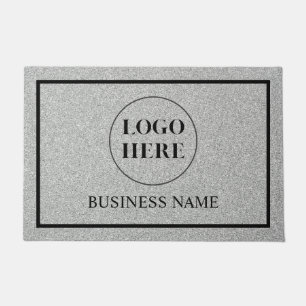 Modern Elegant Business Logo Doormat