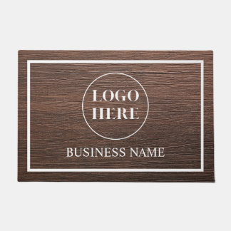 Modern Elegant Business Logo Doormat
