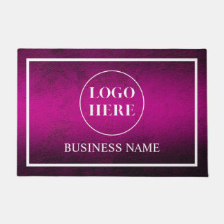 Modern Elegant Business Logo Doormat