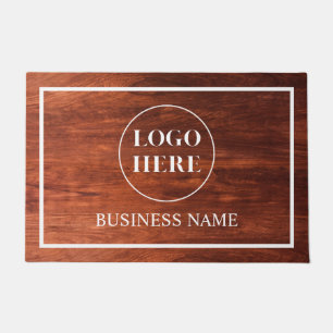 Modern Elegant Business Logo Doormat