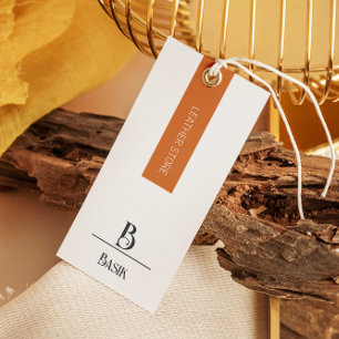 Modern Elegant Calligraphy Script Hang Tag