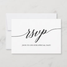 Modern Elegant Calligraphy Script Wedding