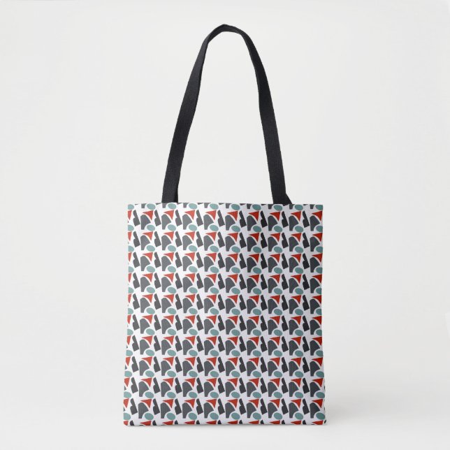 Modern elegant chic minimalist unique pattern  tote bag (Front)