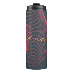 Modern, elegant, chic, urban design of Be Mindful Thermal Tumbler