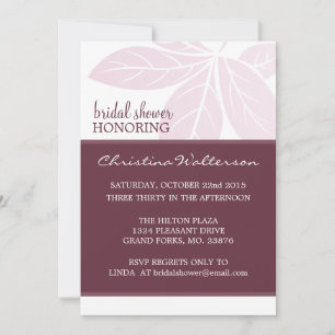 Modern Elegant Chocolate Truffle Bridal Shower Invitation