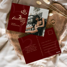 Modern Elegant Classic Chic Valentine's Photopop