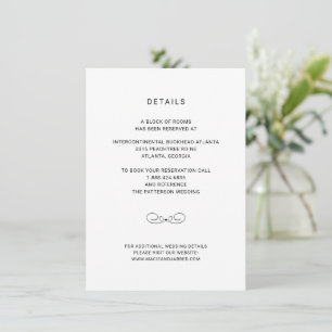 Modern Elegant Classic Minimalist Enclosure Card