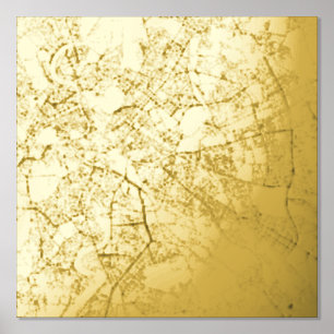  Modern Elegant Classy Cool Gift Map of Rome Italy Foil Prints