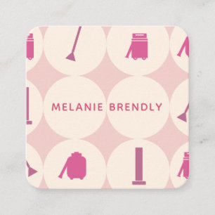 Modern Elegant Cleaning Service Business Card 