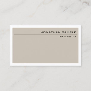 Modern Elegant Colors Minimalist Professional Business Card