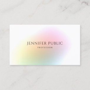 Modern Elegant Colourful Template Professional Business Card