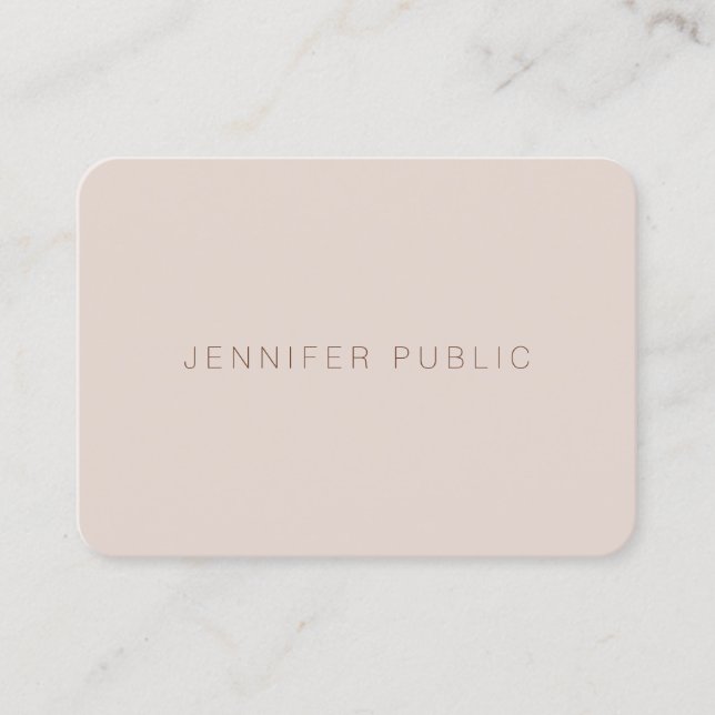 Modern Elegant Colours Professional Luxurious Business Card (Front)