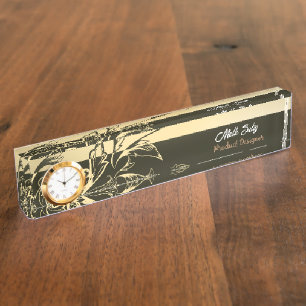 Modern Elegant Congratulation Invitation Map Nameplate