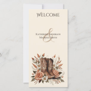 Modern Elegant Country Western- Flowers