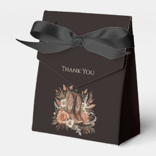 Modern Elegant Country Western- Flowers Favor Box