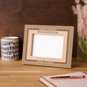 Modern Elegant Couple Wedding Personalized Gifts  Etched Frames