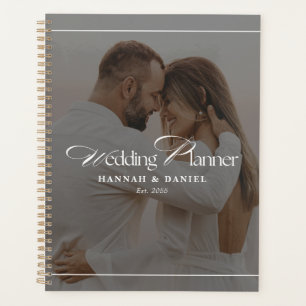 Modern Elegant Custom Photo Wedding  Planner