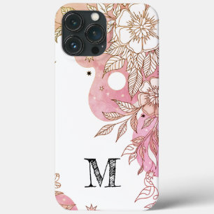 Modern elegant cute girly simple florals Case-Mate iPhone 13 Pro Max Case