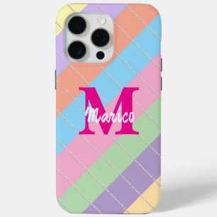 Modern elegant cute simple shiny  iPhone 15 pro max case