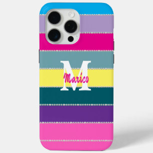 Modern elegant cute simple shiny iPhone 15 pro max case