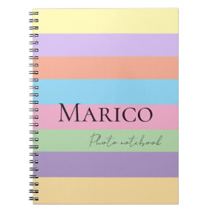 Modern elegant cute simple shiny  notebook
