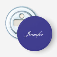 Modern Elegant Cute Unique Deep Blue Calligraphy