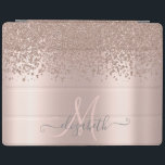 Modern Elegant Diamonds Rose Gold iPad Cover<br><div class="desc">Elegant diamonds on a rose gold background. An elegant and sophisticated design.</div>