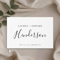 Modern Elegant Family Name Wedding