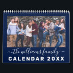 Modern & Elegant Family Quotes 12 Month Photo Calendar<br><div class="desc">This trendy and very elegant 12 month calendar allows you to personalize the front cover and each month with a photo of your choice. You can also easily change the wording on each page by using the template boxes provided.</div>