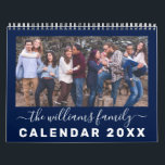 Modern & Elegant Family Quotes 12 Month Photo Calendar<br><div class="desc">This trendy and very elegant 12 month calendar allows you to personalize the front cover and each month with a photo of your choice. You can also easily change the wording on each page by using the template boxes provided.</div>