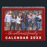 Modern & Elegant Family Quotes 12 Month Photo Calendar<br><div class="desc">This trendy and very elegant 12 month calendar allows you to personalize the front cover and each month with a photo of your choice. You can also easily change the wording on each page by using the template boxes provided.</div>