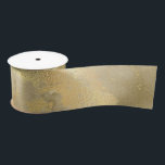 Modern Elegant Faux Gold Watercolor Marble Pattern Satin Ribbon<br><div class="desc">This simple and modern design is composed of sans serif and serif typography.</div>