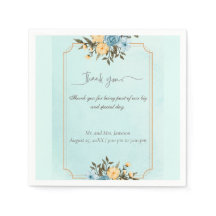 Modern Elegant Floral Watercolor Greenery Wedding