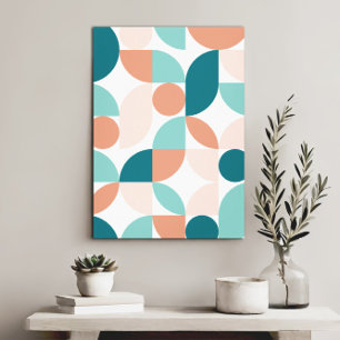 Modern Elegant Geometric Abstract Minimalist Art  Canvas Print