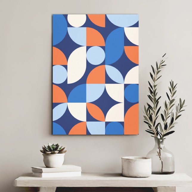 Modern Elegant Geometric Abstract Minimalist Art  Canvas Print (Creator Uploaded)