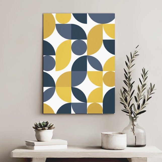 Modern Elegant Geometric Abstract Minimalist Art Canvas Print (Creator Uploaded)